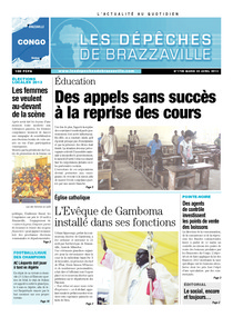 Les Dépêches de Brazzaville : Édition brazzaville du 23 avril 2013