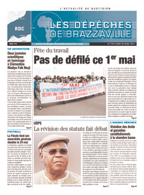 Les Dépêches de Brazzaville : Édition kinshasa du 29 avril 2013