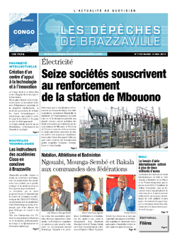 Les Dépêches de Brazzaville : Édition brazzaville du 14 mai 2013