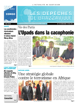 Les Dépêches de Brazzaville : Édition brazzaville du 15 mai 2013