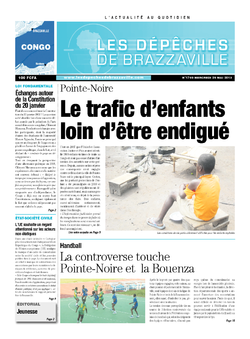 Les Dépêches de Brazzaville : Édition brazzaville du 29 mai 2013