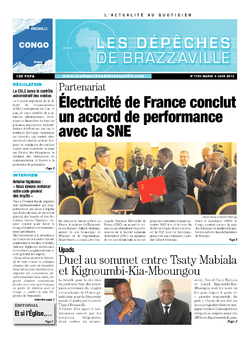 Les Dépêches de Brazzaville : Édition brazzaville du 04 juin 2013