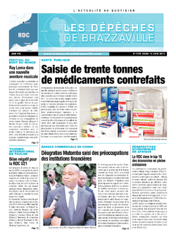 Les Dépêches de Brazzaville : Édition kinshasa du 13 juin 2013