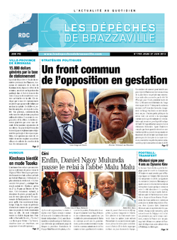 Les Dépêches de Brazzaville : Édition kinshasa du 27 juin 2013