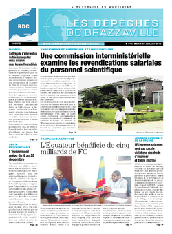 Les Dépêches de Brazzaville : Édition kinshasa du 23 juillet 2013