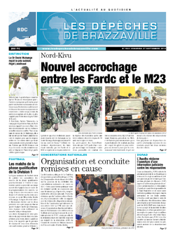 Les Dépêches de Brazzaville : Édition kinshasa du 27 septembre 2013