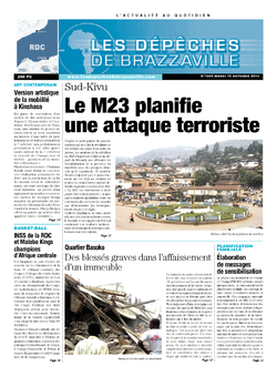 Les Dépêches de Brazzaville : Édition kinshasa du 15 octobre 2013