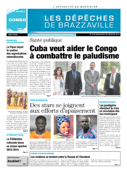 Les Dépêches de Brazzaville : Édition brazzaville du 26 février 2014