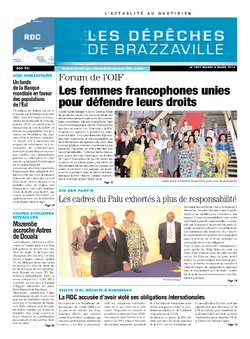 Les Dépêches de Brazzaville : Édition kinshasa du 04 mars 2014