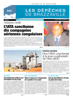 Les Dépêches de Brazzaville : Édition kinshasa du 10 mars 2014