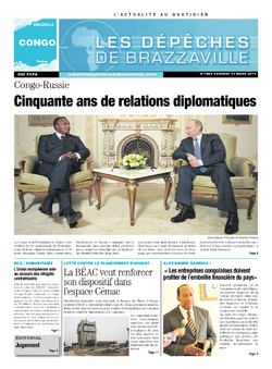 Les Dépêches de Brazzaville : Édition brazzaville du 14 mars 2014