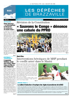 Les Dépêches de Brazzaville : Édition kinshasa du 16 avril 2014