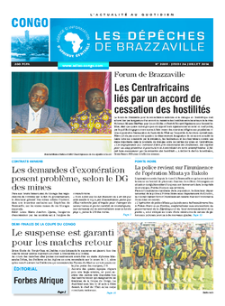 Les Dépêches de Brazzaville : Édition brazzaville du 24 juillet 2014
