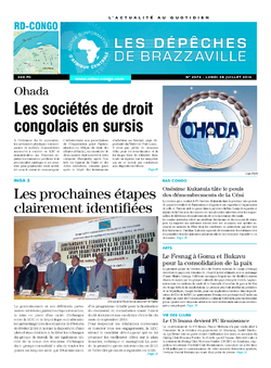 Les Dépêches de Brazzaville : Édition kinshasa du 28 juillet 2014