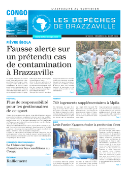 Les Dépêches de Brazzaville : Édition brazzaville du 22 août 2014