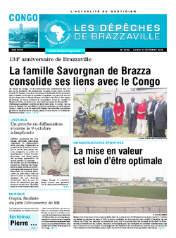 Les Dépêches de Brazzaville : Édition brazzaville du 06 octobre 2014
