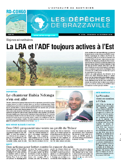 Les Dépêches de Brazzaville : Édition kinshasa du 10 octobre 2014