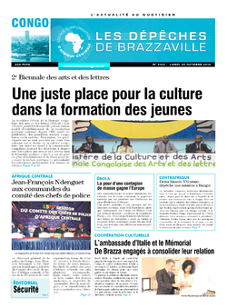Les Dépêches de Brazzaville : Édition brazzaville du 20 octobre 2014