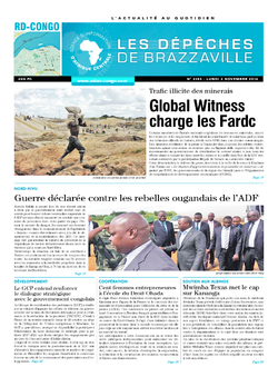 Les Dépêches de Brazzaville : Édition kinshasa du 03 novembre 2014
