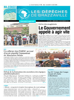 Les Dépêches de Brazzaville : Édition kinshasa du 05 novembre 2014