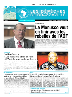 Les Dépêches de Brazzaville : Édition kinshasa du 11 novembre 2014