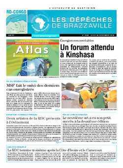 Les Dépêches de Brazzaville : Édition kinshasa du 20 novembre 2014
