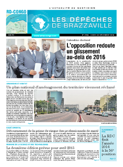 Les Dépêches de Brazzaville : Édition kinshasa du 22 décembre 2014