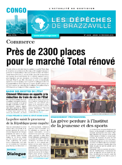 Les Dépêches de Brazzaville : Édition brazzaville du 19 février 2015