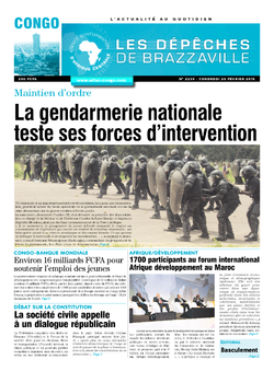 Les Dépêches de Brazzaville : Édition brazzaville du 20 février 2015