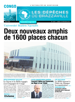 Les Dépêches de Brazzaville : Édition brazzaville du 23 février 2015