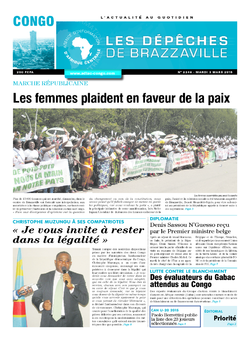 Les Dépêches de Brazzaville : Édition brazzaville du 03 mars 2015