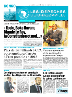 Les Dépêches de Brazzaville : Édition brazzaville du 05 mars 2015