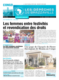 Les Dépêches de Brazzaville : Édition brazzaville du 06 mars 2015