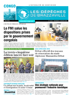 Les Dépêches de Brazzaville : Édition brazzaville du 20 mars 2015