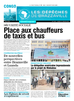 Les Dépêches de Brazzaville : Édition brazzaville du 31 mars 2015