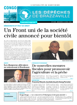 Les Dépêches de Brazzaville : Édition brazzaville du 22 avril 2015