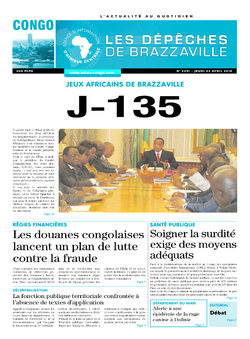 Les Dépêches de Brazzaville : Édition brazzaville du 23 avril 2015