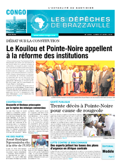 Les Dépêches de Brazzaville : Édition brazzaville du 27 avril 2015