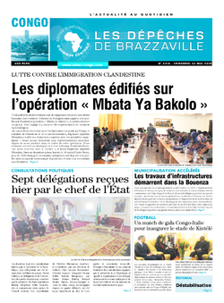 Les Dépêches de Brazzaville : Édition brazzaville du 22 mai 2015