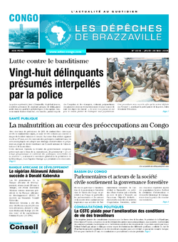 Les Dépêches de Brazzaville : Édition brazzaville du 29 mai 2015