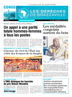 Les Dépêches de Brazzaville : Édition brazzaville du 24 juin 2015