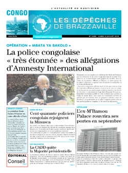 Les Dépêches de Brazzaville : Édition brazzaville du 06 juillet 2015