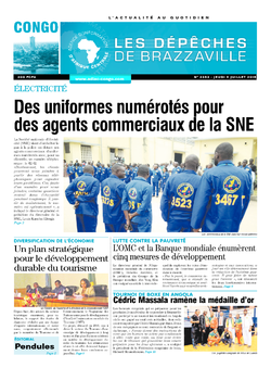 Les Dépêches de Brazzaville : Édition brazzaville du 09 juillet 2015