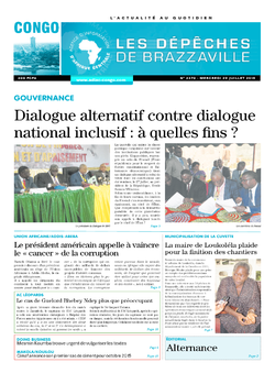 Les Dépêches de Brazzaville : Édition brazzaville du 29 juillet 2015
