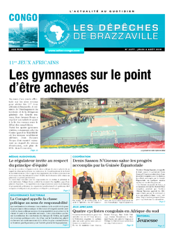 Les Dépêches de Brazzaville : Édition brazzaville du 06 août 2015