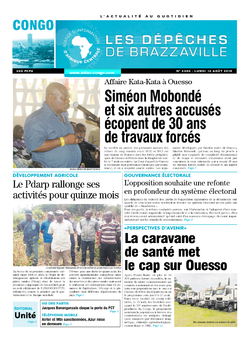Les Dépêches de Brazzaville : Édition brazzaville du 10 août 2015