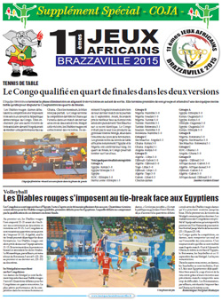 Les Dépèches de Brazzaville : Edition spéciale du 12 septembre 2015