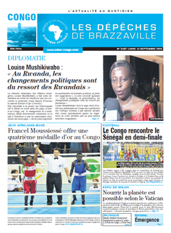 Les Dépêches de Brazzaville : Édition brazzaville du 14 septembre 2015