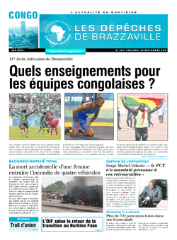 Les Dépêches de Brazzaville : Édition brazzaville du 25 septembre 2015