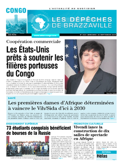 Les Dépêches de Brazzaville : Édition brazzaville du 30 septembre 2015